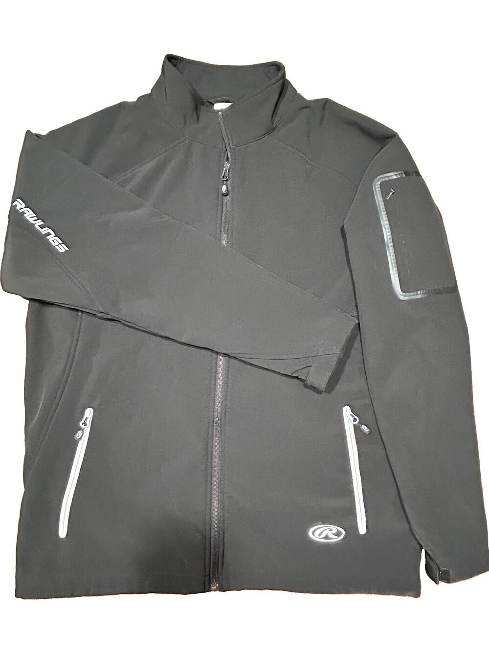 Rawlings Gold Glove Award Jacket Men’s L Black Softshell Baseball MLB Rare